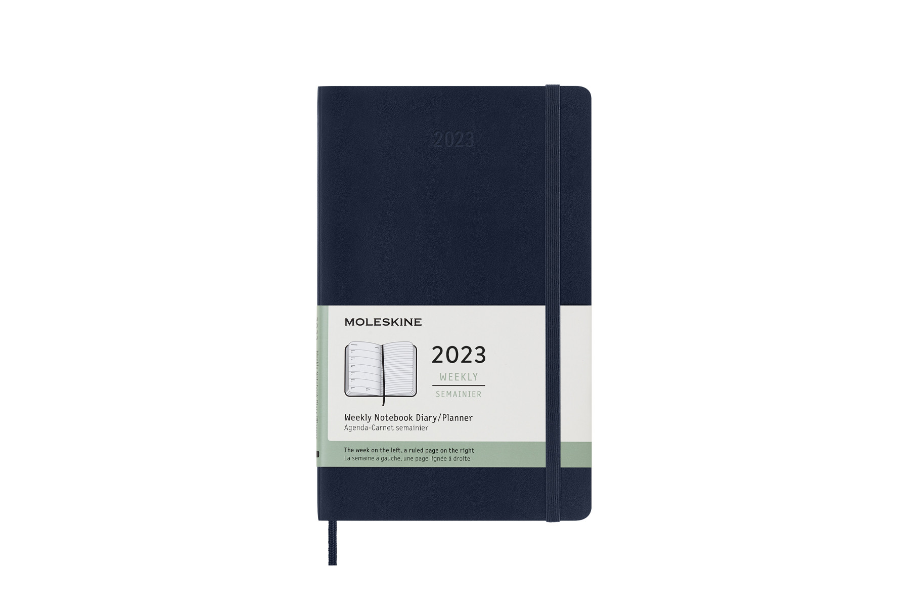 Weekly Notebook Large SC Sapphire Blue 2023 Moleskine Shop