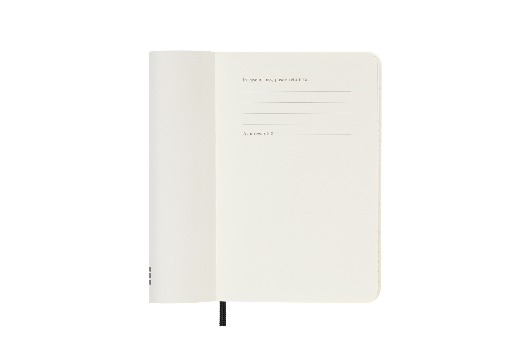 Monthly Notebook Pocket SC Black 2023 Moleskine Shop